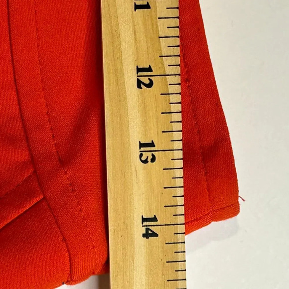 Trina Turk lined pencil skirt orange/red size 6 - Picture 9 of 9